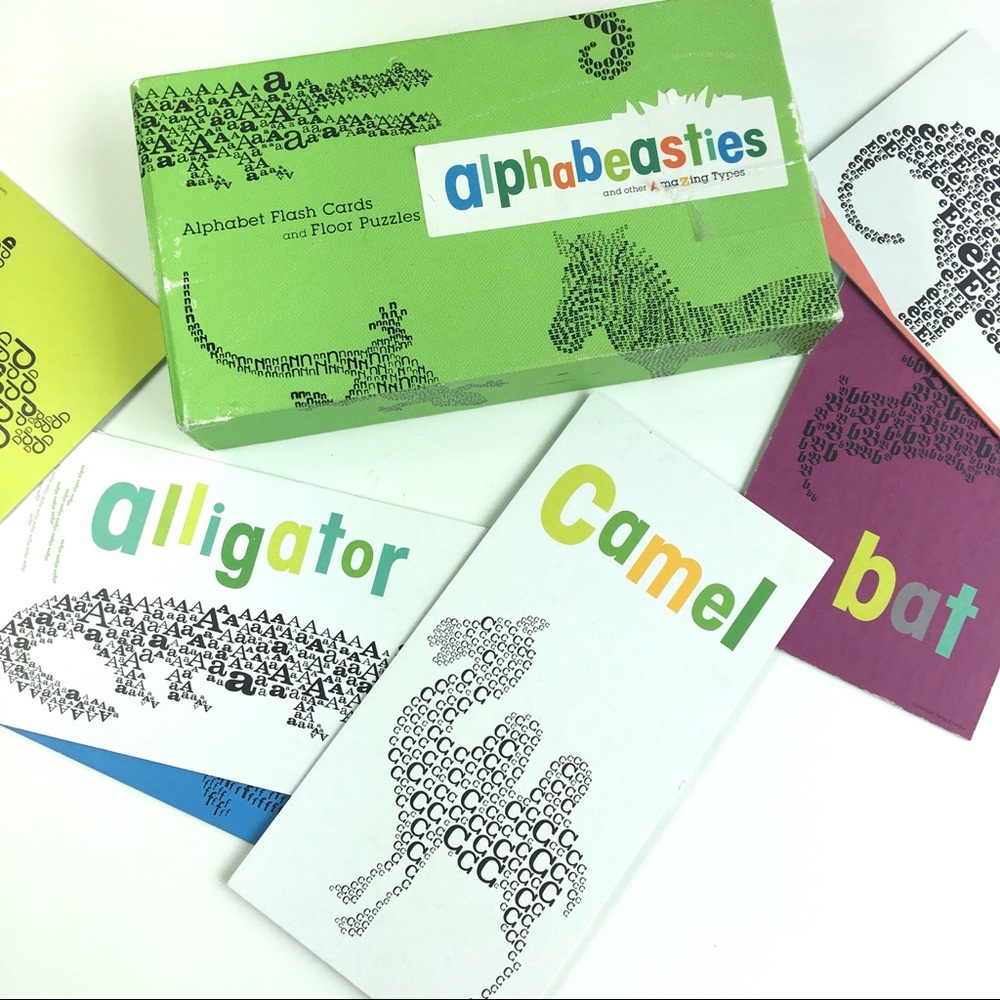 Alphabeasties Alphabet Flash Cards
